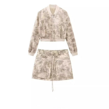 Summer New Women's Printed Short Mini Skirt