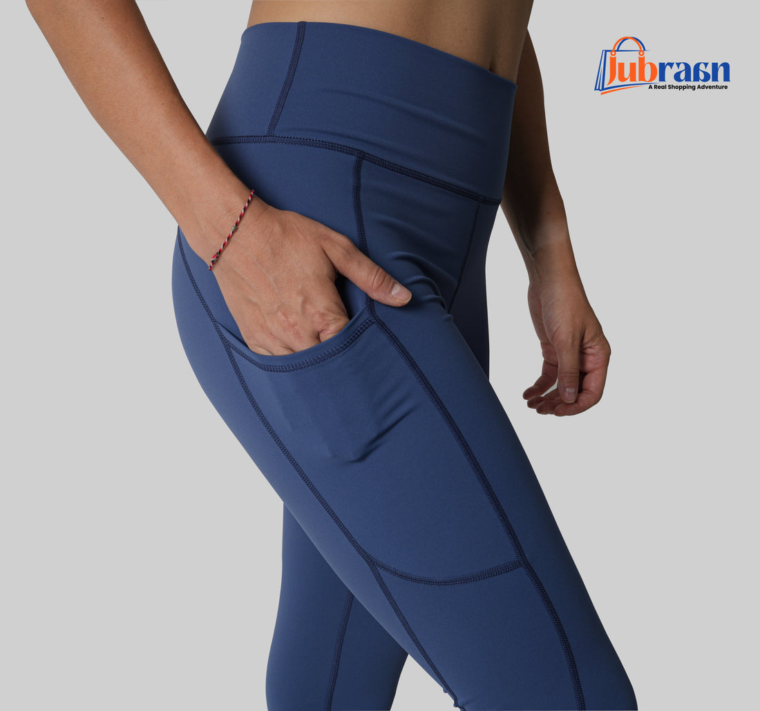 High Waist Workout Yoga Pants Leggings with Pockets for Women – Tummy Control Pants, Yoga Running, Gym & Daily Wear