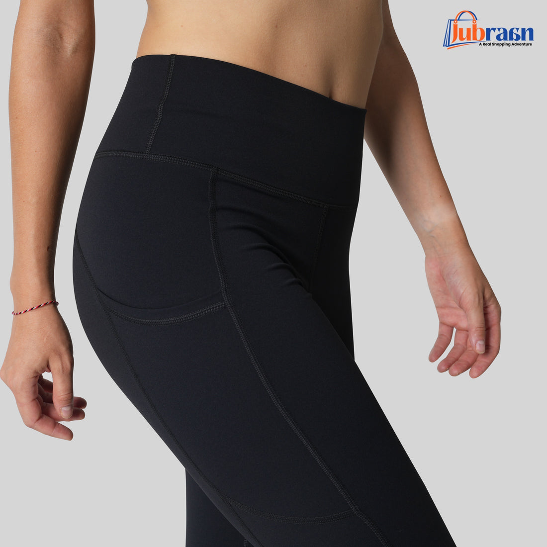 Women’s High-Waist Capri Yoga Pants with Side Pockets – Soft, Stretchy & Tummy-Control Workout Leggings