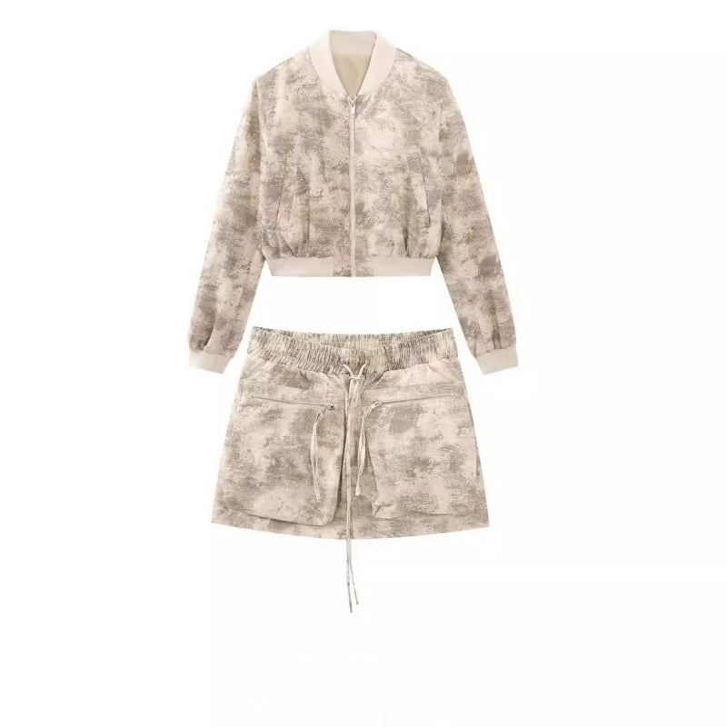 Summer New Women's Printed Short Mini Skirt