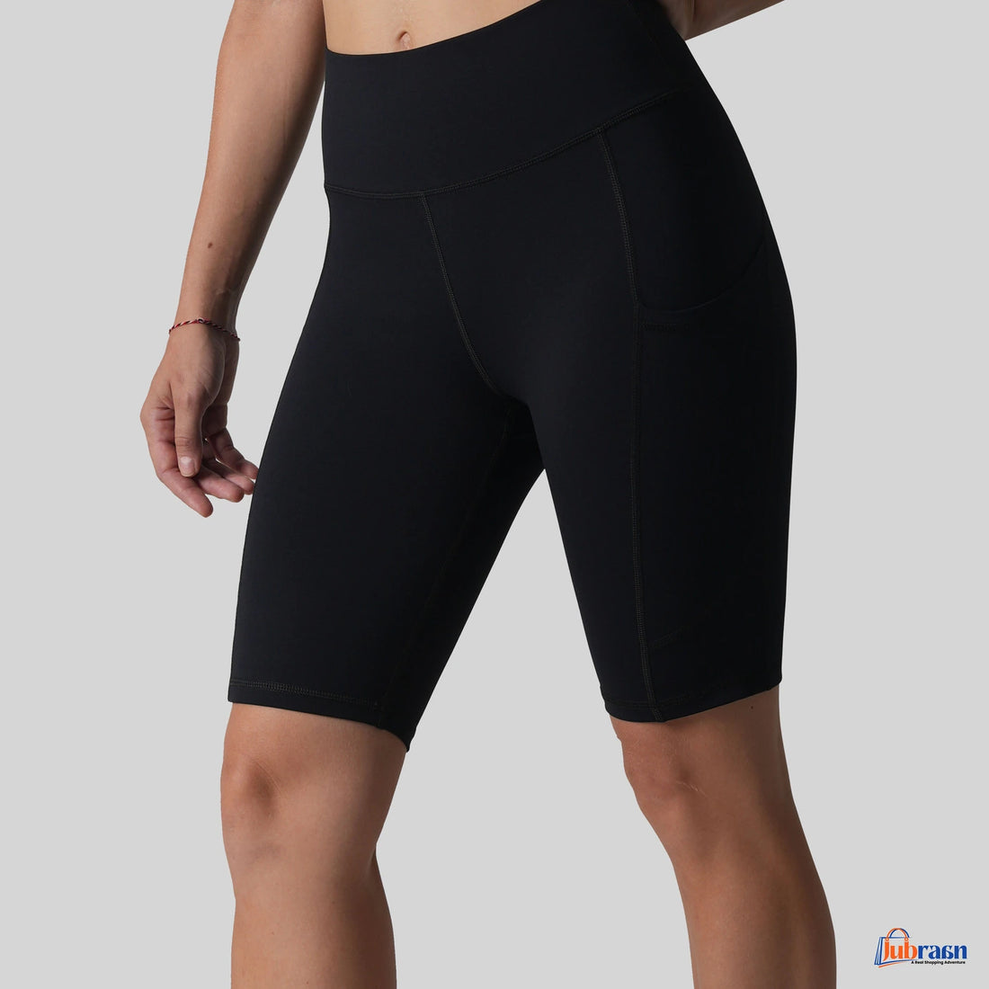 Women’s Running Workout Biker Shorts – Yoga Tummy Control High Waisted
