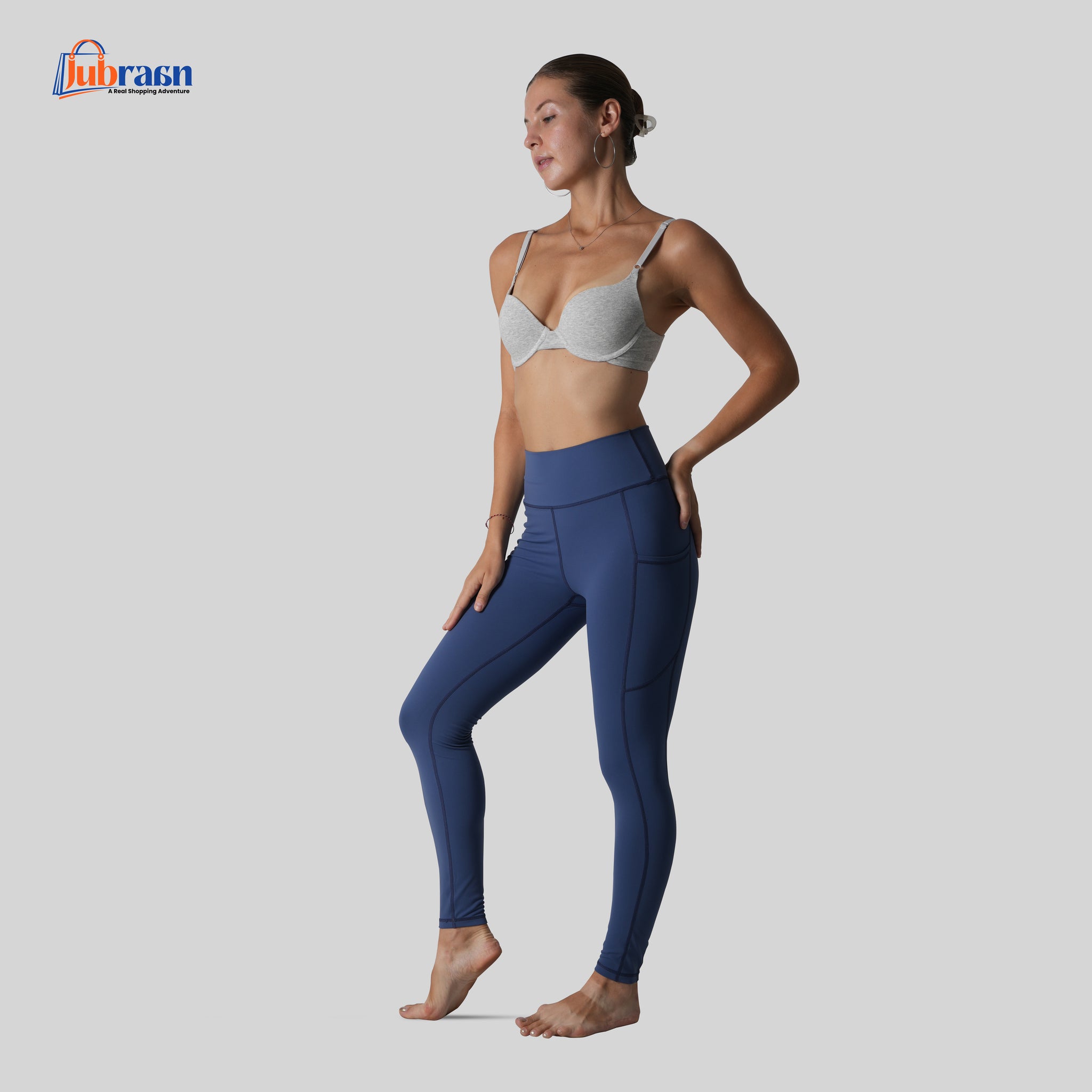 Colorfulkoala Women's High Waisted Tummy Control Workout Leggings 7/8 Length Yoga Pants with Pockets