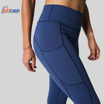 High Waist Workout Yoga Pants Leggings with Pockets for Women – Tummy Control Pants, Yoga Running, Gym & Daily Wear
